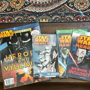 Star Wars Book Collection, large poster book, level 2 reading books and more
